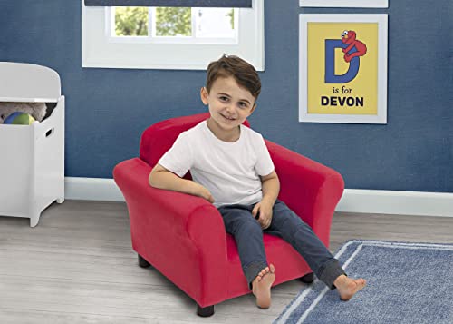 Sesame Street Elmo Upholstered Chair By Delta Children, Red #TOP2