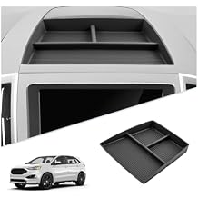 SKTU Upgrade for 2021-2024 Ford Edge Dashboard Organizer for 2021-2024 For d Edge Behind Screen Organizer 2023 2024 Edge Dashboard Stroage Box Ford Edge 2023 2024 Accessories Rubber Tray-Durable