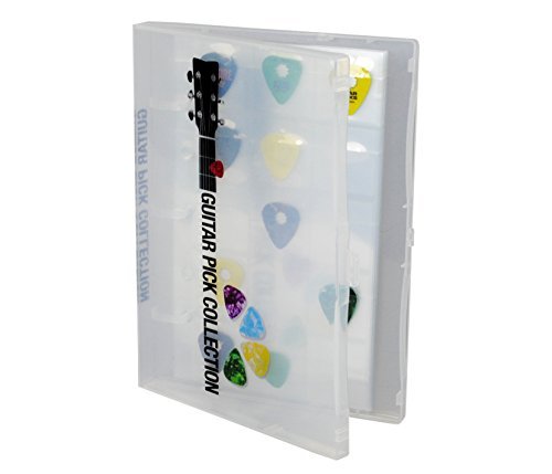 UniKeepGuitar Pick Collection Kit - Holds 225 Picks - Clear Case