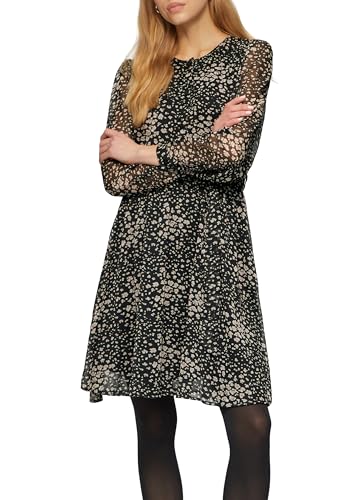 Chiffonkleid mit All Over Print