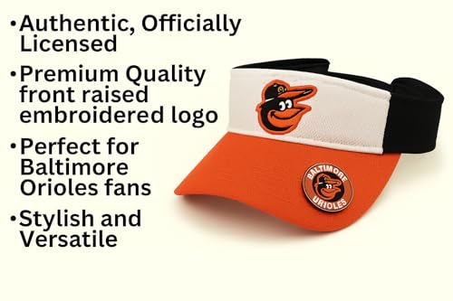 Visera oficial Baltimore con logo bordado ajustable miniatura 6