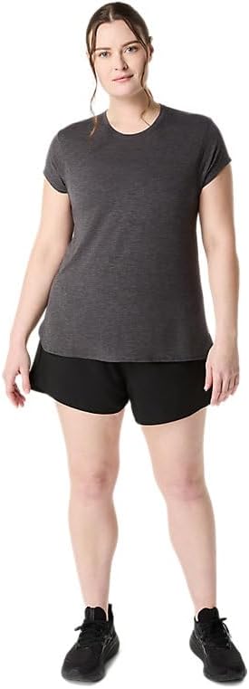 ASICS Women's Heather Crewneck TOP Running Apparel
