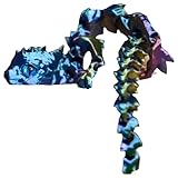 Para el hogar: este dragón impreso en 3D de diseño único inspira la imaginación con su encanto peculiar y colores de ensueño, agrega un toque de fantasía a cualquier espacio de vida o negocio y abre nuevas posibilidades creativas.
