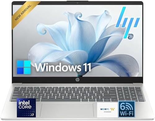 HP Pavilion 15.6″ FHD Anti-Glare Laptop 16GB RAM 2TB SSD, Intel Core i7-1255U 10-Core Processor (up to 4.7 GHz), Windows 11, Long Battery, Webcam Shutter, Wi-Fi 6, HDMI, for Work & Study, WOWPC USB HP Pavilion 15.6″ FHD Anti-Glare Laptop 16GB RAM 2TB SSD, Intel Core i7-1255U 10-Core Processor (up to 4.7 GHz), Windows 11, Long Battery, Webcam Shutter, Wi-Fi 6, HDMI, for Work & Study, WOWPC USB