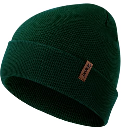 Image of ROXUN Beanie for Men /Women Winter Hat Soft Warm Unisex Skull Stocking Cap | cuffed beanie,stretch-knit fit ,suits daily wear,hiking, skiing cycling