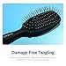 Gimme Beauty - Medium Hair Brush - Damage-Free Detangling Hair Brush - Soft Bristle Brush with Anti-Static & Heat Resistant Nylon Bristles