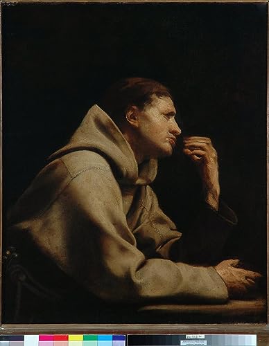 Toile Guido Cagnacci Un franciscain 50x70cm impression art premium