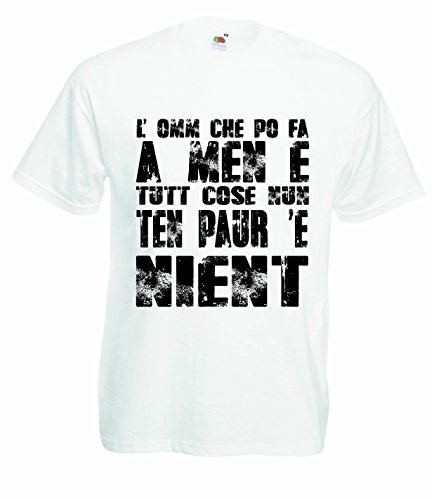 Settantallora - T-Shirt Maglietta J1127 Gomorra Taglia M