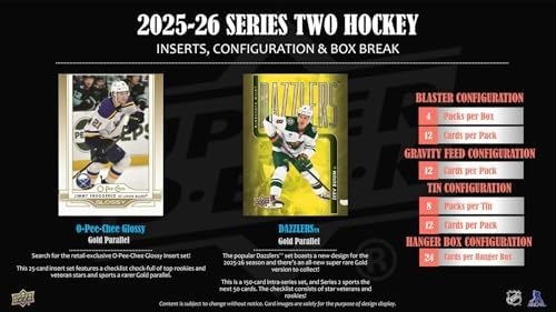 Upper Deck 2025-26 Series 2 Hockey Blaster Box - 3