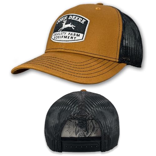 John Deere Hochwertige Baseballkappe, Kojotenbraun, Coyote Braun, Einheitsgröße