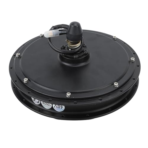 1000W Front Drive Electric Bike Hub Motor, Fast Speed Low Noise Spoke Hub Motor with Strong Loading Capacity Suitable for Self Propelled Electric Bicycle