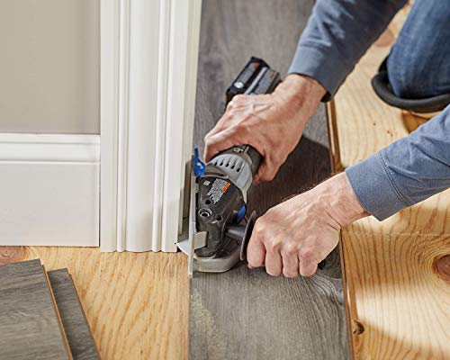 Dremel Us20V-02 Compact Circular Saw Kit With (2) 20V Batteries, Charger & Storage Bag, Cordless Compact Saw, 15,000 Rpm - Ideal For Flush Cutting, Plunge Cutting And Surface Preparation #TOP4