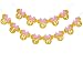 Minnie Mouse Pink And Gold Inspired Happy Birthday Banner, Minnie Birthday Party Decorations for Girls Birthday Themed Party Decoration