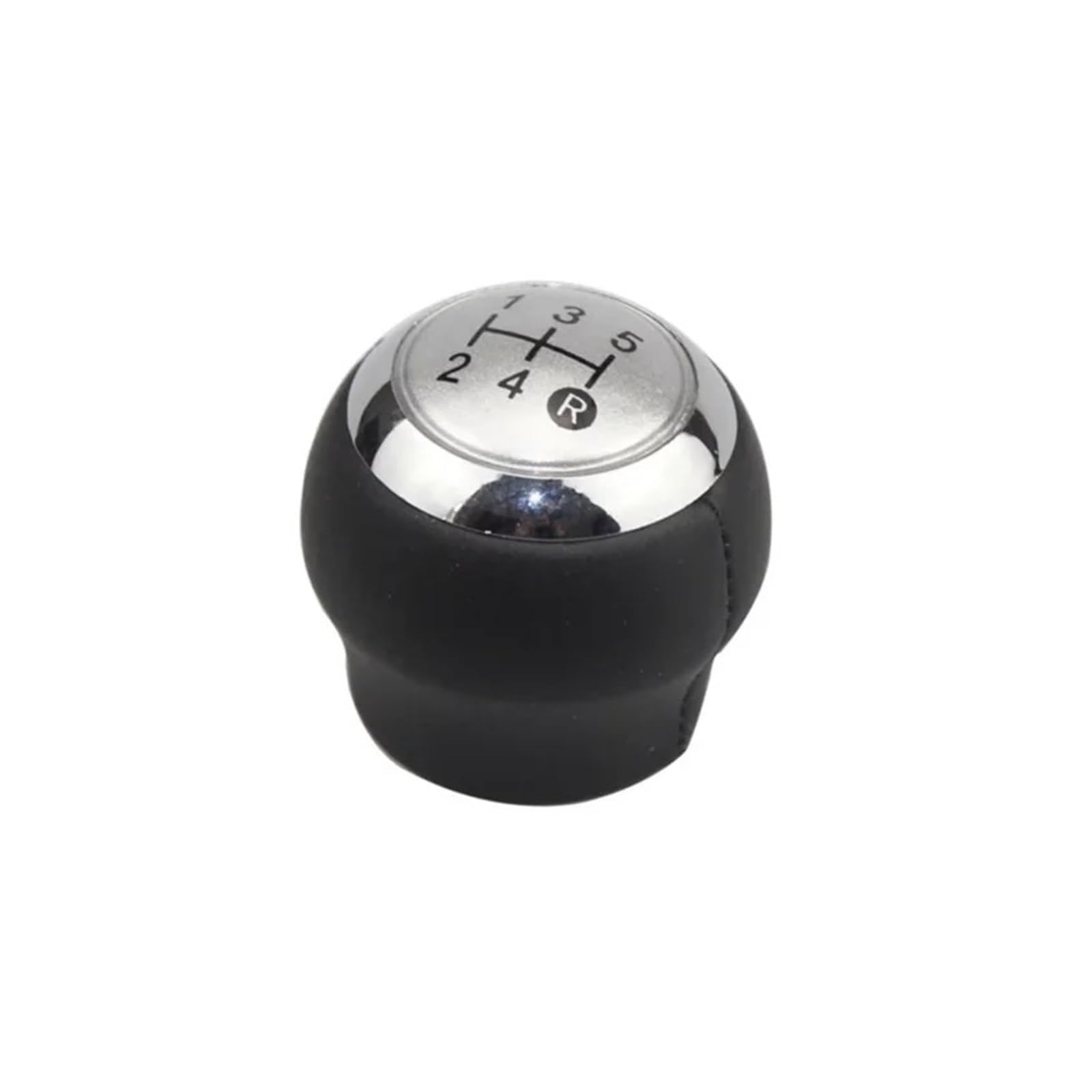 Jxewmtmc for Toyota for Corolla for Verso for Auris for Yaris for RAV4 2007-2013 Car 5/6 Speed Gear Shift Lever Knob Gear Stick Shift Cover(Silver 5 Speed)