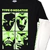 Type O Negative Faces Layered Long Sleeve T Shirt XL Black #1