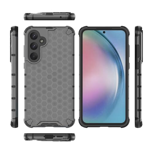 Image of Glasgow Back Case Cover Designed for [ Samsung Galaxy A55 5G ] (Stylish Look | Shock Proof) - Black