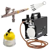  Custom - Airbrush Set 14 - Evolution 121233 und Sparmax TC-501 AST Kompressor