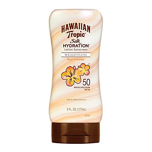 Hawaiian Tropic Silk Hydration Weightless Sunscreen Lotion (Pack of 6)