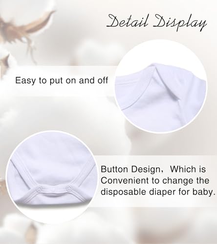 Baby Boys Girls Clothes Newborn Infant Romper Bodysuits Funny Outfit 0-12 Months4