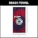 NBA Los Angeles Clippers Psychedelic Beach Towel, Soft & Absorbent Pool Towel, Quick Dry, 30 x 60 inches