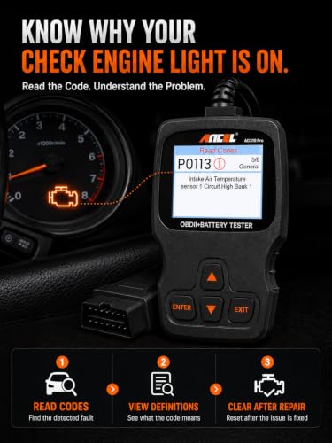 Image of ANCEL AD310 Pro Bluetooth OBD2 Scanner & Battery Tester for Cars
