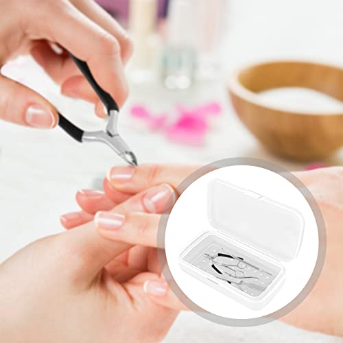 Cgbe Plastic Sterilizing Tray,Fully Transparent Nail Art Tool Sterilizer Tray Clean Sterilizer Box Storage Organizer For Nail,Tweezers,Hair Cutter Manicure Nail Art Tool #TOP7