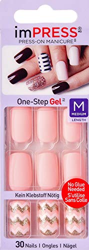 IMPRESS PRESS-ON MANICURE IN MEDIUM - HELLO GIRLS (BIPAM022)