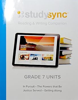 Paperback Studysync Grade 7, Reading and Writing Companion Units 1-4 Book