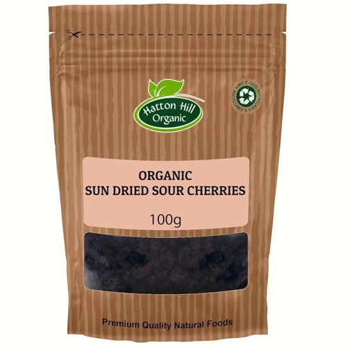 Organic Sun Dried Sour Cherries 100g by Hatton Hill Organic