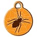 Dog Tag Art Cute Bug Custom Pet ID Tag for Dogs and Cats, Personalized Dog Tag with Customized Identification, Spider, Small (7/8