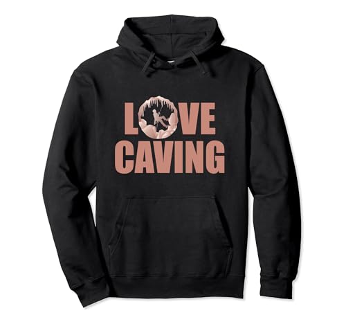 Love Caving Funny Caver Spelunking Spelunking - Amoureux de spéléologie Sweat à Capuche
