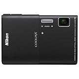 Nikon COOLPIX S100 16 MP CMOS Digital Camera with 5x Optical Zoom NIKKOR ED Glass Lens and 3.5-Inch OLED Touchscreen (Black)