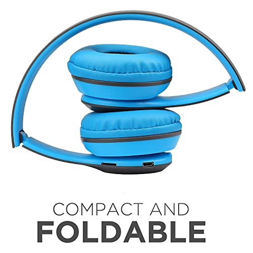 Image of P - Forty Seven Wireless Bluetooth Over-Ear Headphones with Mic, Foldable, Rechargeable Stereo Headset for All Smartphone, Laptop