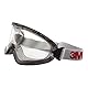 3M Vollsicht-Schutzbrille Serie 2890, abgedichtet, Anti-Fog-Beschichtung, transparentes Acetatglas, 2890SA, Klar