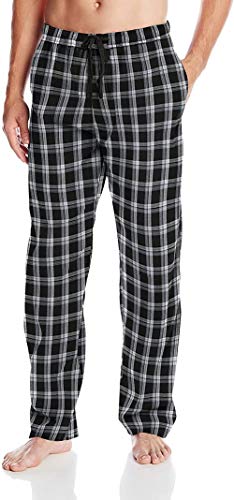 Hanes Men's Woven Plaid Sleep Pant with Stretch