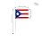 Puerto Rico Flag Puerto Rican Flag, Small Mini Puerto Rican Toothpick Flags for Food, Cupcakes, Cocktails, Appetizers, Bar Party Decorations