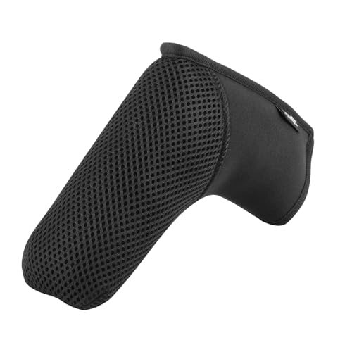 Comsos Golf Putter Cover Mesh Blade Putter Headcover Golf Club Protector Sleeve Compatible with Odyssey Blade Putter and Fit for Taylormade Blade Putter, Black
