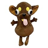 Muñeco de Peluche Chihuahua de Ojos Grandes, 25 cm, Juguete Divertido para aliviar el estrés, Regalo y decoración para niños y Adultos