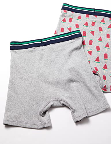 Image of Amazon Essentials Men's Breathable Cotton Boxer Briefs, Tag-Free, Pack of 5