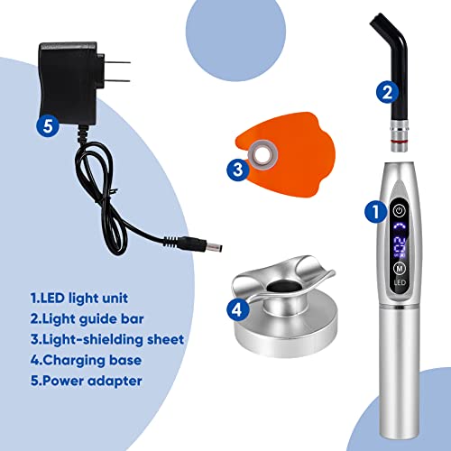 Foteaca Newest Rechargeable Kits For Led Curing Lighting Light Lamp Dental Tester Meter High Power Led-1123-K1 thumb #5