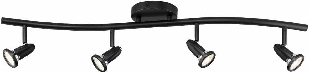 Access Lighting - HI Access 52204LEDDLP-BL Transitional LED Wall or Ceiling Spotlight Bar from Cobra Collection in Black Finish, 33.00 inches