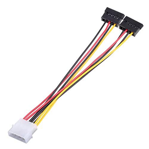Cable Extensor Adaptador de Conector IDE 4 Pin a 2 Sata miniatura 5