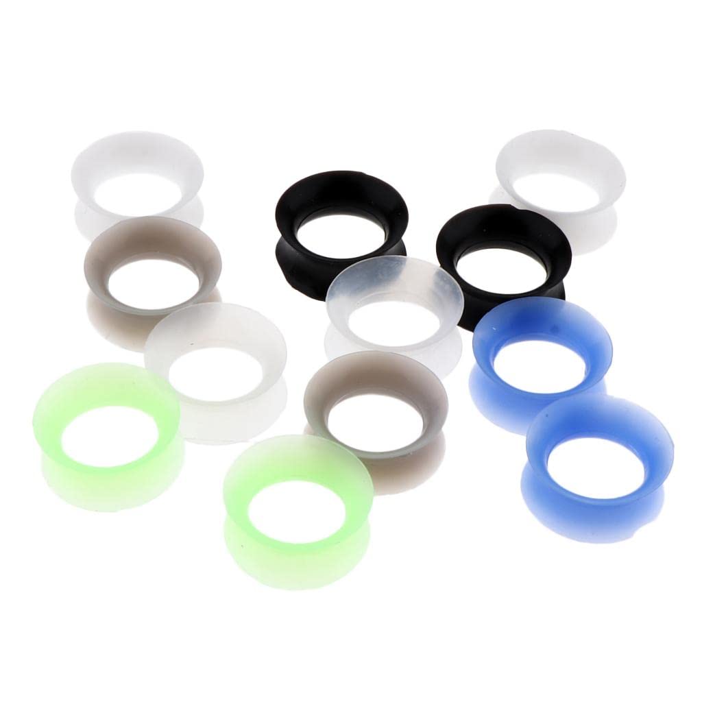 styleheaven 12Pcs Solid Silicone Double Flared Plug Ear Gauge Stretching Expander 16mm |Jewelry & Watches | Fashion Jewelry | Body Jewelry | Body Piercing Jewelry-picture-11