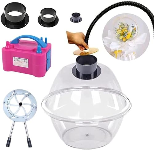 Balloon Stuffing Machine with Balloon Expander and Electric Balloon Pump, Balloon Expansion Filling Tool Kit Used for Balloon Bouquet Wedding Christmas Birthday Party Decoration