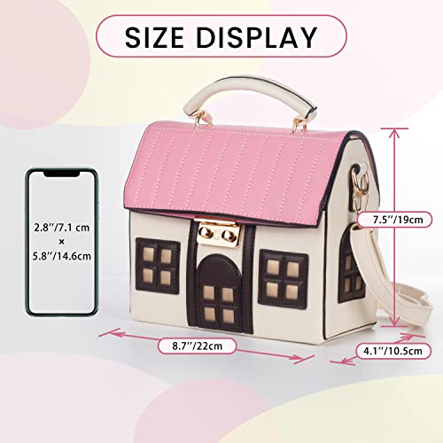 Cute Bag Unique Novelty Purse for Women Shoulder purse Messenger CrossBody Bag PU Leather Mini Handbag for Ladies3