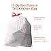 Amazon Basics Flextra Tall Kitchen Drawstring Trash Bags, 13 Gallon, Unscented, 50 Count
