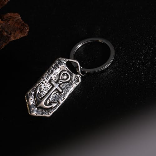 Nautical Anchor Dog Tag Keychain, Creativity Small Bottle Opener Keychain