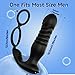 6.0 inches Watertight Decrease Fatigue Massagers Kit with Various Frequency for Man (Black), Rechargeable Waterproof Cordless Body Prostrate Massager with 10 Modes for Men Relax Massaging -bdt3