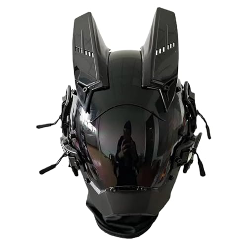 Casque LED futuriste festival de musique et fête d'Halloween