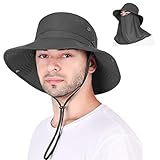 🔥 【Faltbar Fischerhut Herren】Einfach zu tragen und in einem Rucksack oder Koffer zu verstauen, um Ihren Bedürfnissen zu entsprechen. Die leichte Buchse wiegt etwa 150 Gramm. Das Polyestermaterial ist leicht zu trocknen und faltbar, um es einfach zu lagern und zu tragen